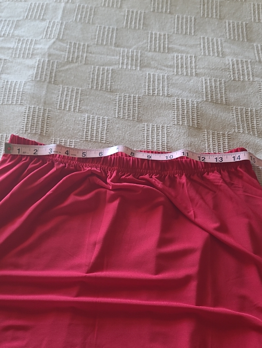NWT Nuggles 31" Red Midi Skirt. Size L - Picture 5 of 5